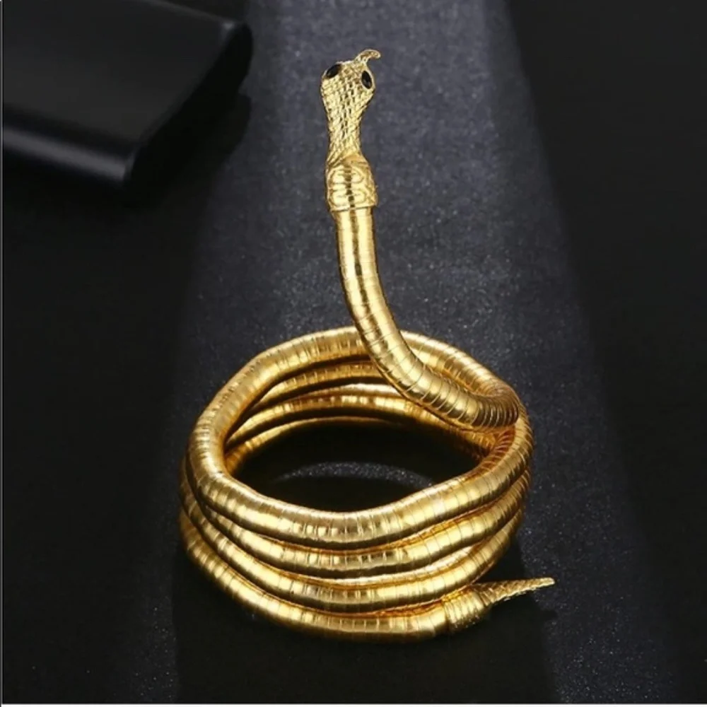 Gold Plated Snake Necklace/Bracelet/Belt